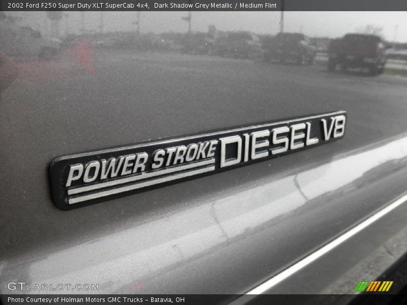 Dark Shadow Grey Metallic / Medium Flint 2002 Ford F250 Super Duty XLT SuperCab 4x4