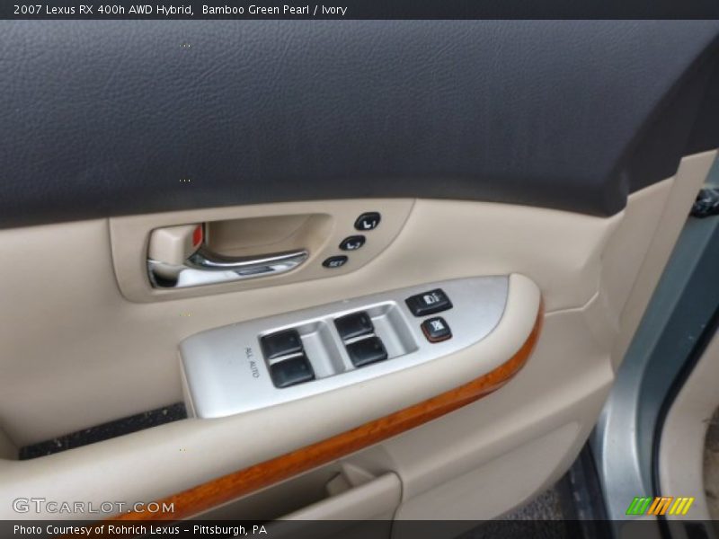 Bamboo Green Pearl / Ivory 2007 Lexus RX 400h AWD Hybrid