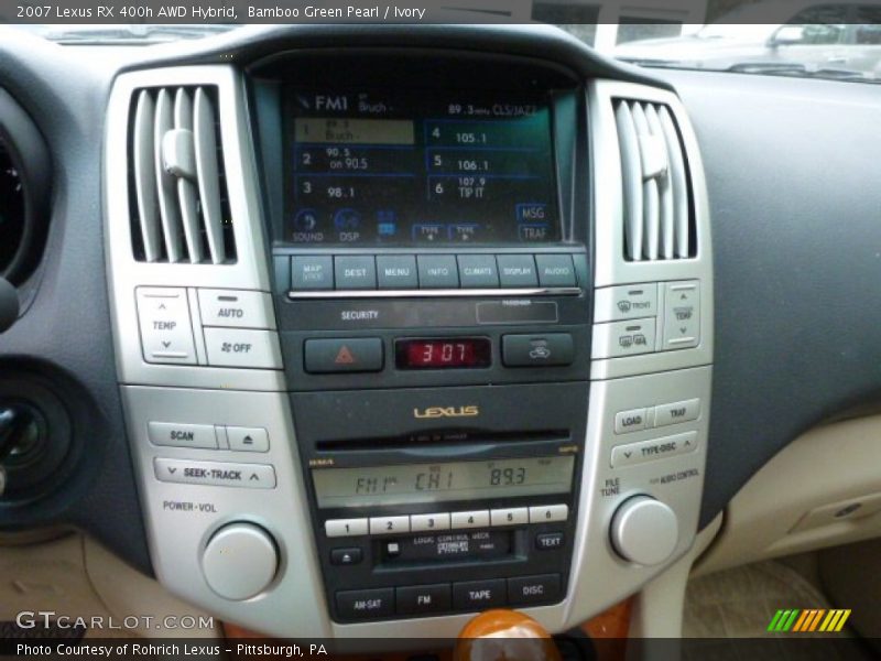 Bamboo Green Pearl / Ivory 2007 Lexus RX 400h AWD Hybrid