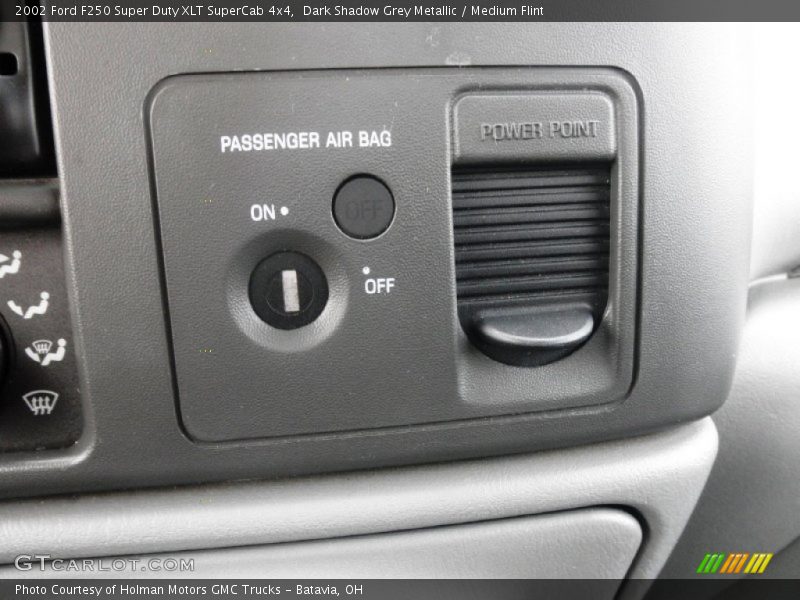 Dark Shadow Grey Metallic / Medium Flint 2002 Ford F250 Super Duty XLT SuperCab 4x4