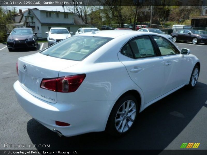 Starfire White Pearl / Ecru 2013 Lexus IS 250 AWD