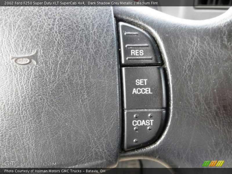Dark Shadow Grey Metallic / Medium Flint 2002 Ford F250 Super Duty XLT SuperCab 4x4