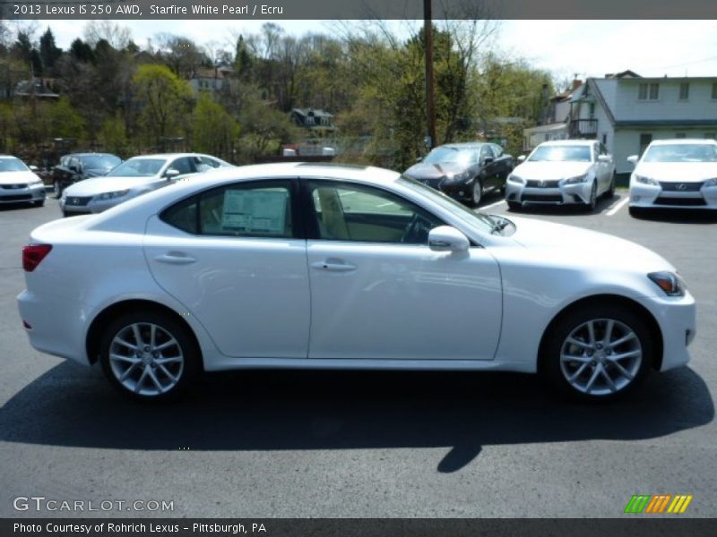 Starfire White Pearl / Ecru 2013 Lexus IS 250 AWD
