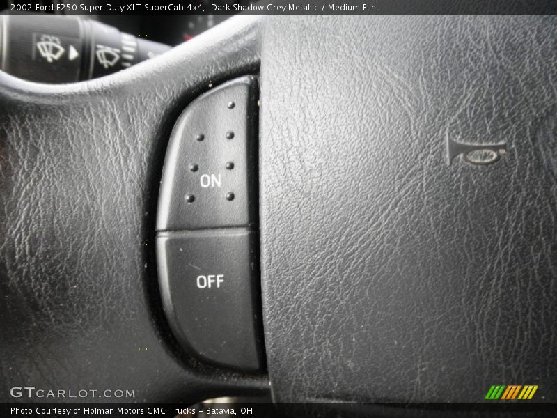 Dark Shadow Grey Metallic / Medium Flint 2002 Ford F250 Super Duty XLT SuperCab 4x4