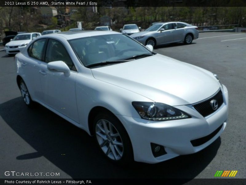 Starfire White Pearl / Ecru 2013 Lexus IS 250 AWD