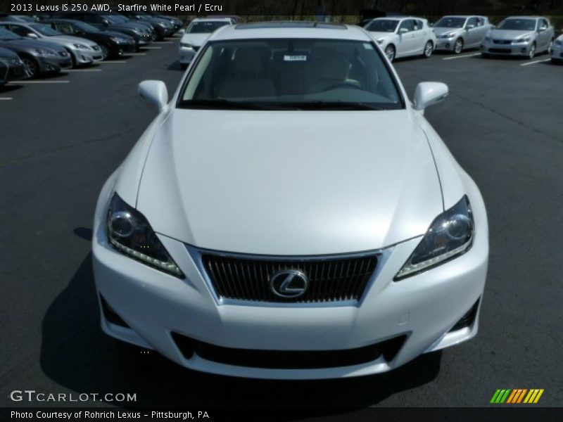 Starfire White Pearl / Ecru 2013 Lexus IS 250 AWD