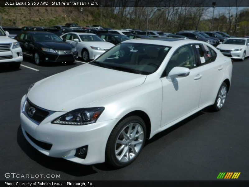 Starfire White Pearl / Ecru 2013 Lexus IS 250 AWD