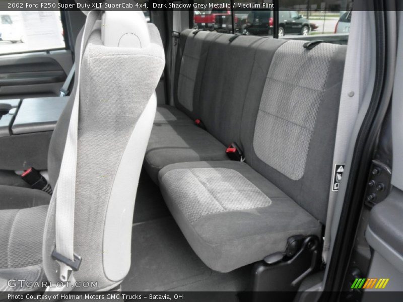 Dark Shadow Grey Metallic / Medium Flint 2002 Ford F250 Super Duty XLT SuperCab 4x4