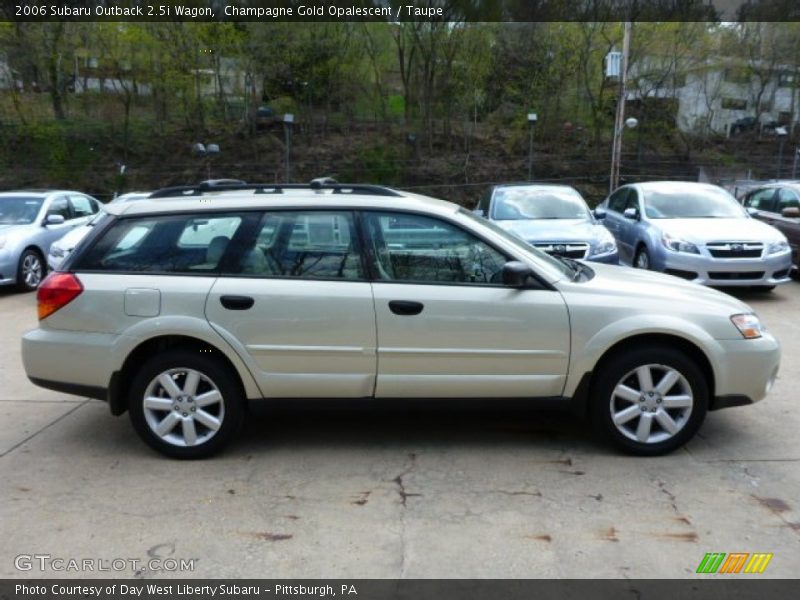 Champagne Gold Opalescent / Taupe 2006 Subaru Outback 2.5i Wagon