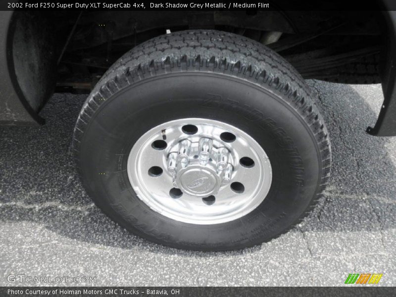 Dark Shadow Grey Metallic / Medium Flint 2002 Ford F250 Super Duty XLT SuperCab 4x4