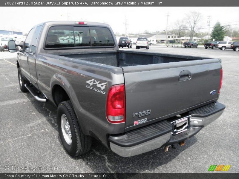 Dark Shadow Grey Metallic / Medium Flint 2002 Ford F250 Super Duty XLT SuperCab 4x4