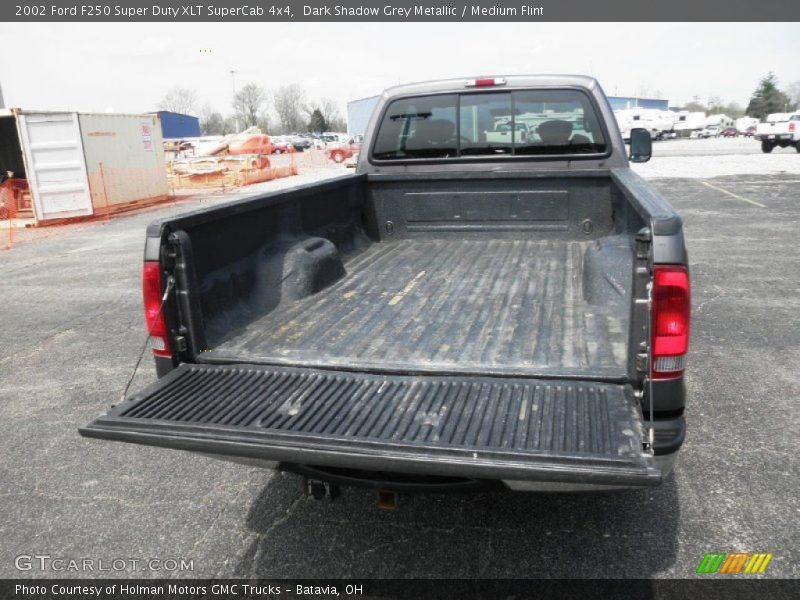 Dark Shadow Grey Metallic / Medium Flint 2002 Ford F250 Super Duty XLT SuperCab 4x4