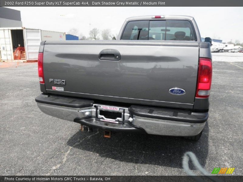 Dark Shadow Grey Metallic / Medium Flint 2002 Ford F250 Super Duty XLT SuperCab 4x4