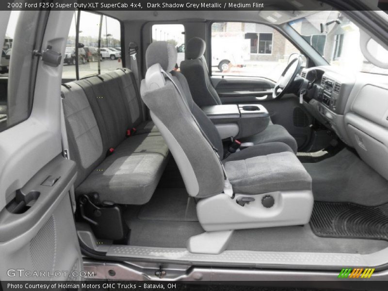 Dark Shadow Grey Metallic / Medium Flint 2002 Ford F250 Super Duty XLT SuperCab 4x4