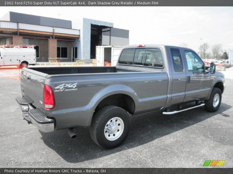 Dark Shadow Grey Metallic / Medium Flint 2002 Ford F250 Super Duty XLT SuperCab 4x4