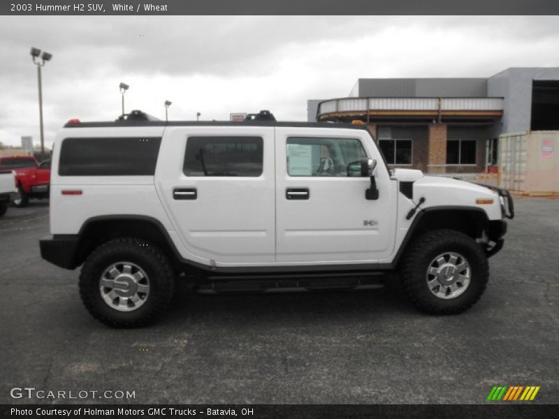 White / Wheat 2003 Hummer H2 SUV