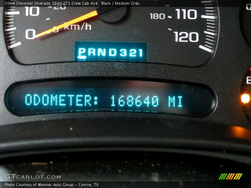 Black / Medium Gray 2004 Chevrolet Silverado 1500 Z71 Crew Cab 4x4