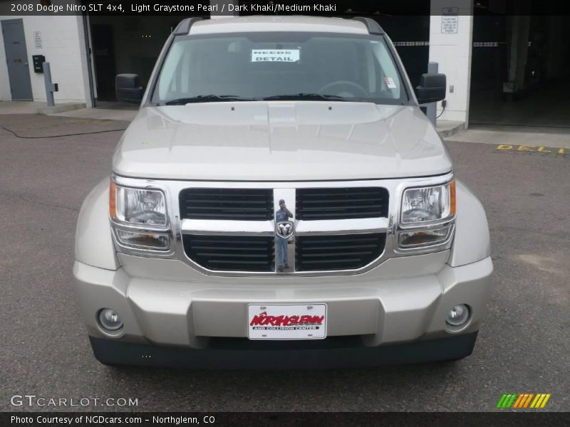 Light Graystone Pearl / Dark Khaki/Medium Khaki 2008 Dodge Nitro SLT 4x4