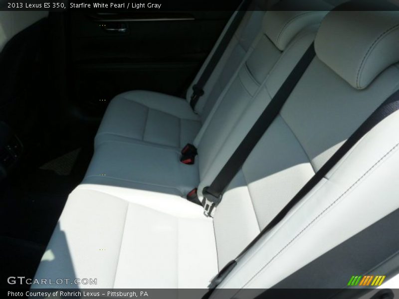 Starfire White Pearl / Light Gray 2013 Lexus ES 350