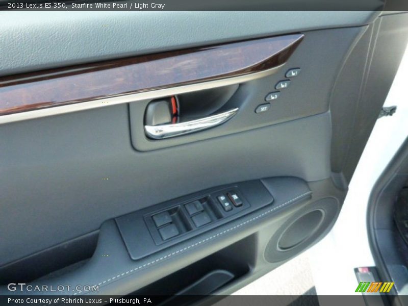 Starfire White Pearl / Light Gray 2013 Lexus ES 350