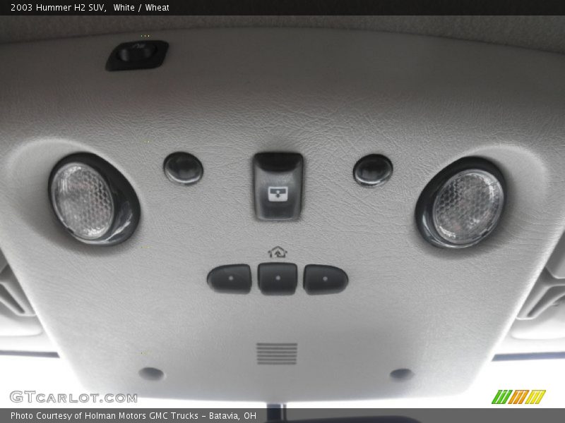 Controls of 2003 H2 SUV