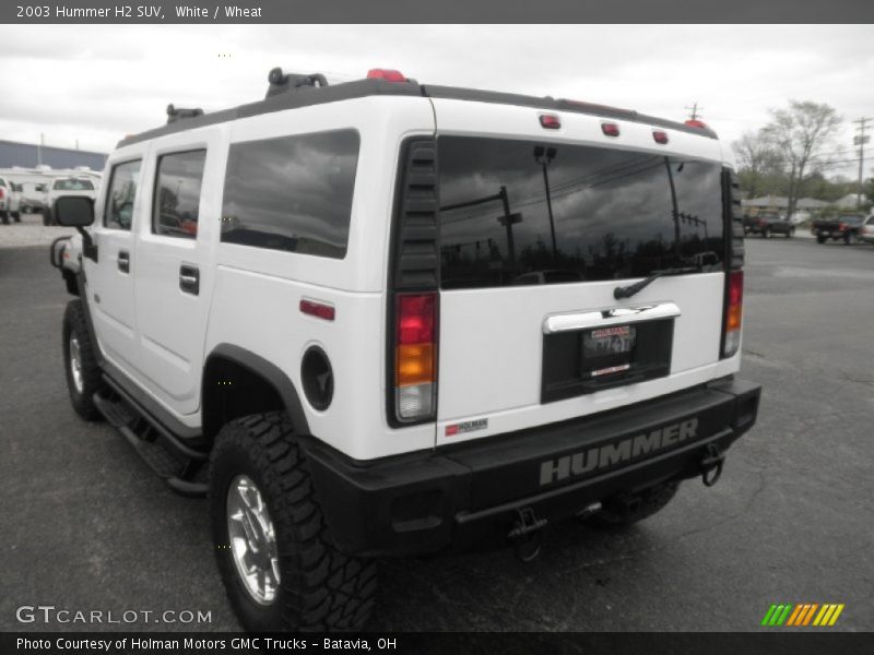 White / Wheat 2003 Hummer H2 SUV