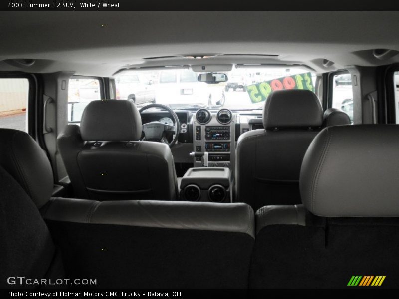 White / Wheat 2003 Hummer H2 SUV