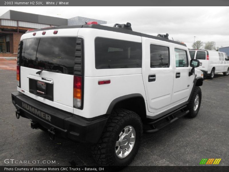 White / Wheat 2003 Hummer H2 SUV