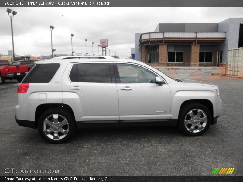 Quicksilver Metallic / Jet Black 2010 GMC Terrain SLT AWD