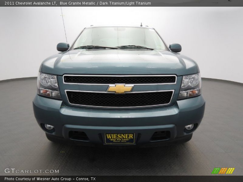 Blue Granite Metallic / Dark Titanium/Light Titanium 2011 Chevrolet Avalanche LT