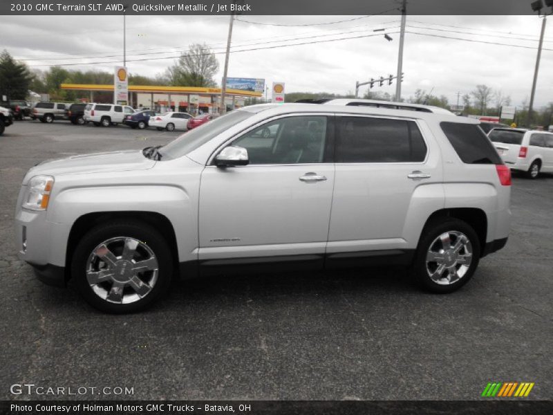 Quicksilver Metallic / Jet Black 2010 GMC Terrain SLT AWD