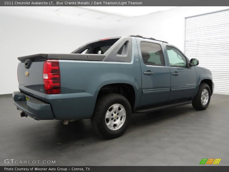 Blue Granite Metallic / Dark Titanium/Light Titanium 2011 Chevrolet Avalanche LT