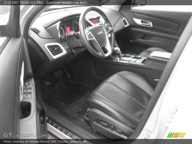 Quicksilver Metallic / Jet Black 2010 GMC Terrain SLT AWD