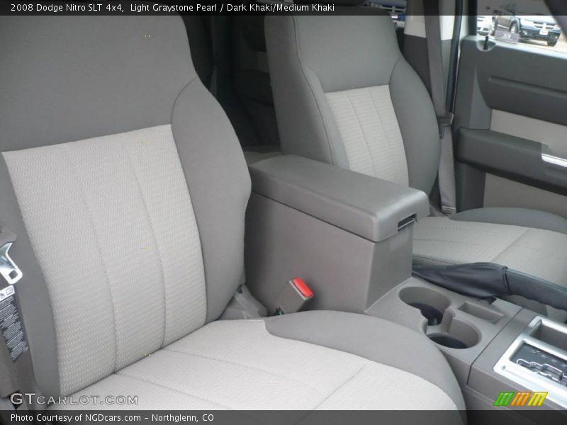 Light Graystone Pearl / Dark Khaki/Medium Khaki 2008 Dodge Nitro SLT 4x4