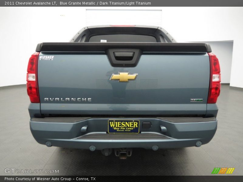 Blue Granite Metallic / Dark Titanium/Light Titanium 2011 Chevrolet Avalanche LT