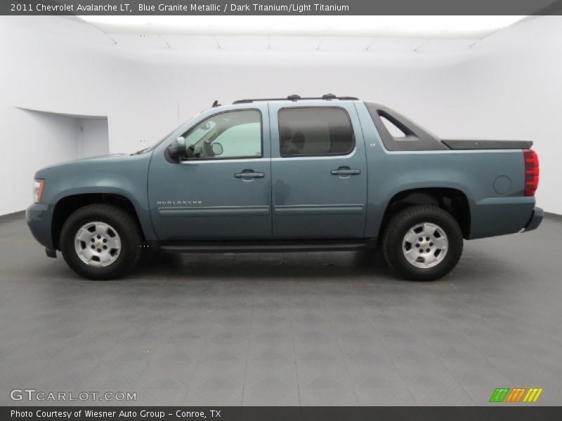 Blue Granite Metallic / Dark Titanium/Light Titanium 2011 Chevrolet Avalanche LT