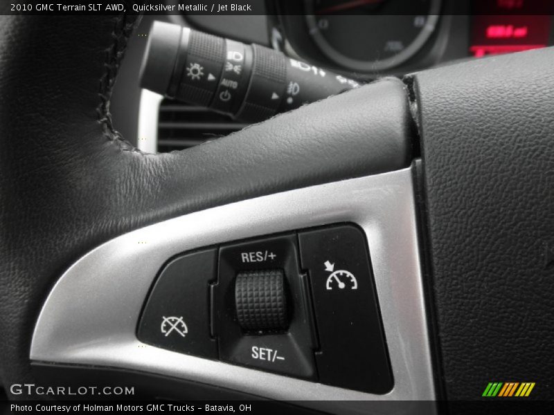 Quicksilver Metallic / Jet Black 2010 GMC Terrain SLT AWD