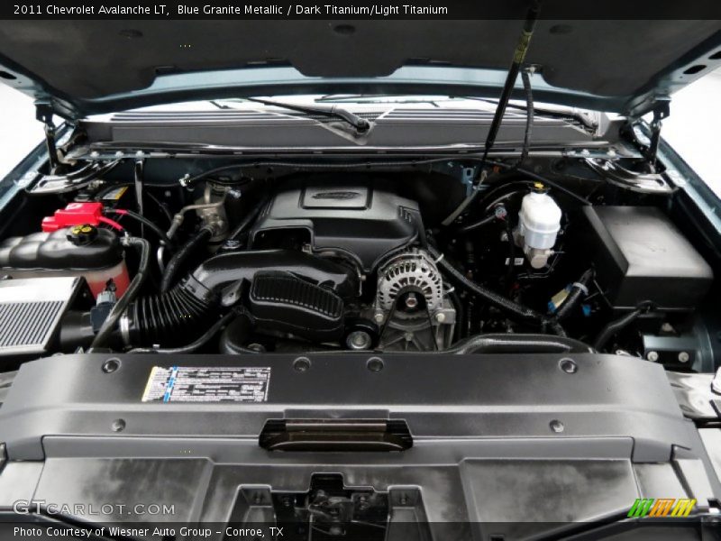 Blue Granite Metallic / Dark Titanium/Light Titanium 2011 Chevrolet Avalanche LT
