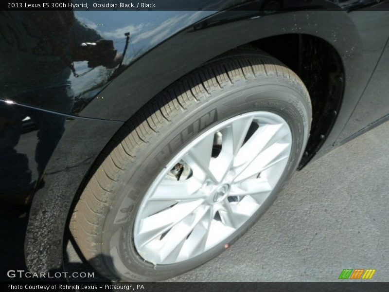 Obsidian Black / Black 2013 Lexus ES 300h Hybrid