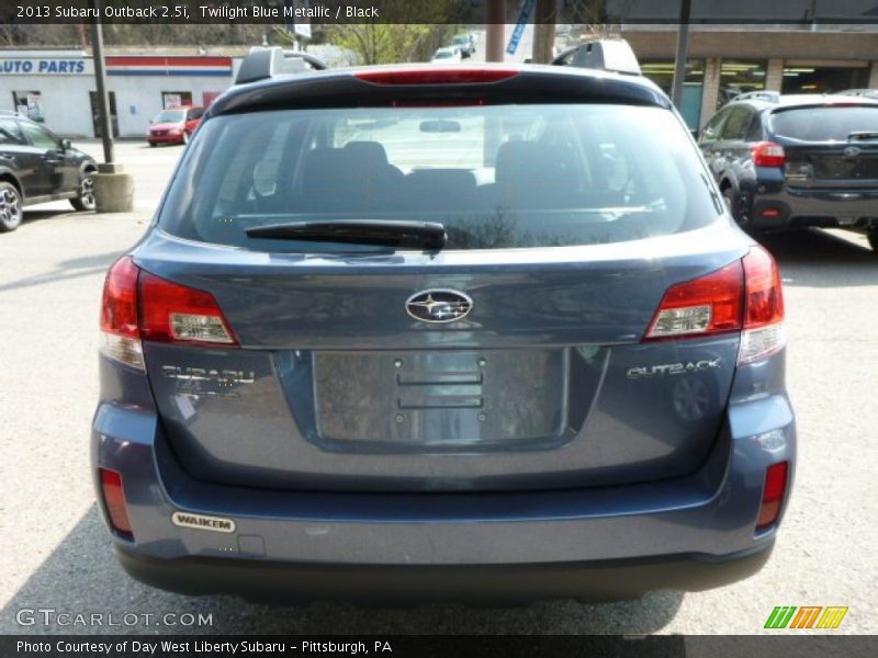 Twilight Blue Metallic / Black 2013 Subaru Outback 2.5i