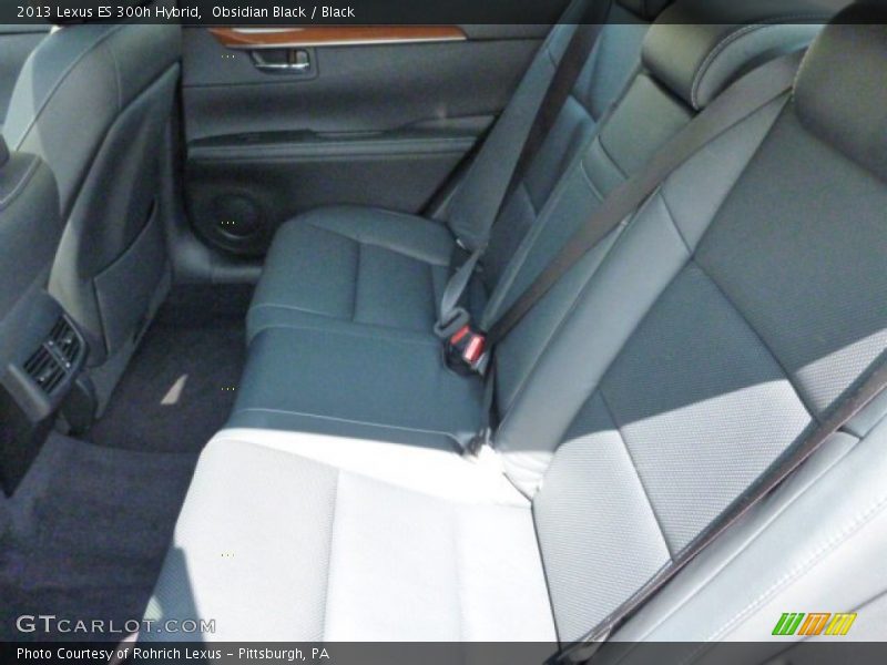 Obsidian Black / Black 2013 Lexus ES 300h Hybrid