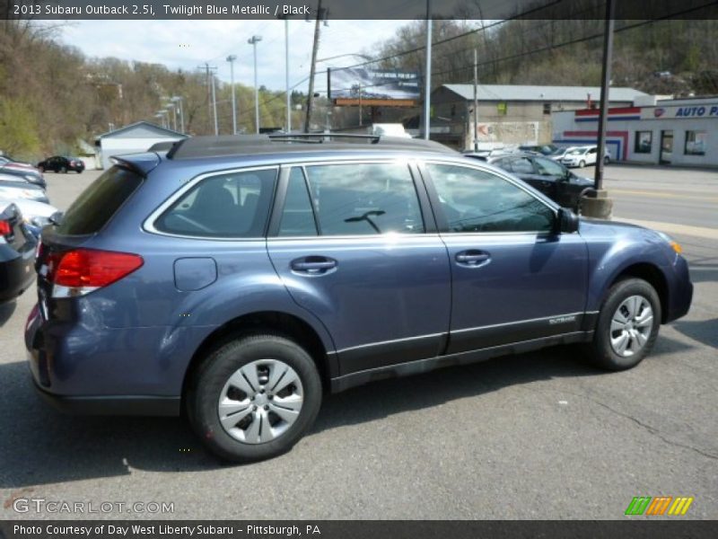 Twilight Blue Metallic / Black 2013 Subaru Outback 2.5i