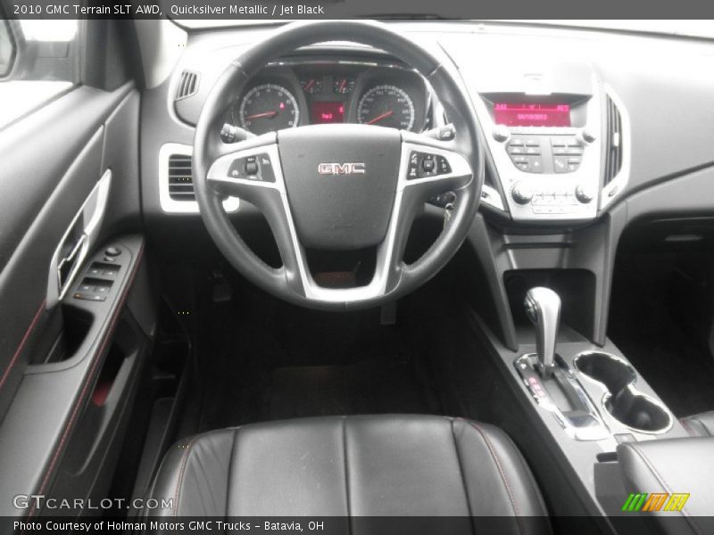 Quicksilver Metallic / Jet Black 2010 GMC Terrain SLT AWD