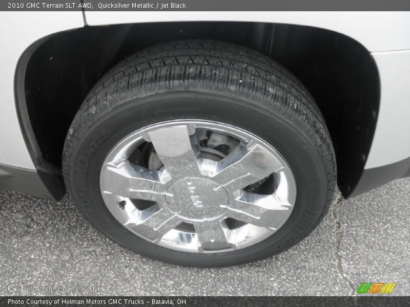 Quicksilver Metallic / Jet Black 2010 GMC Terrain SLT AWD