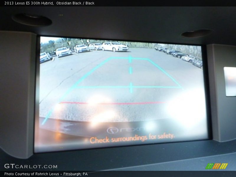 Obsidian Black / Black 2013 Lexus ES 300h Hybrid