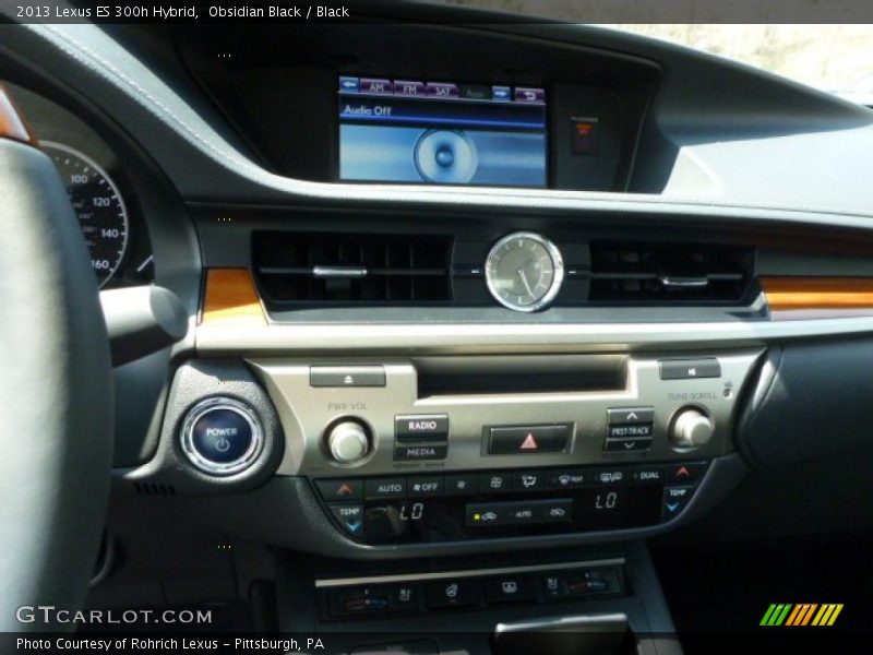 Obsidian Black / Black 2013 Lexus ES 300h Hybrid