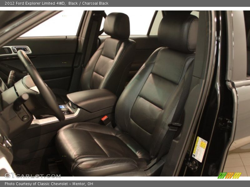 Front Seat of 2012 Explorer Limited 4WD