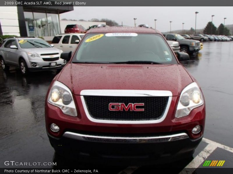 Red Jewel / Ebony 2009 GMC Acadia SLT AWD