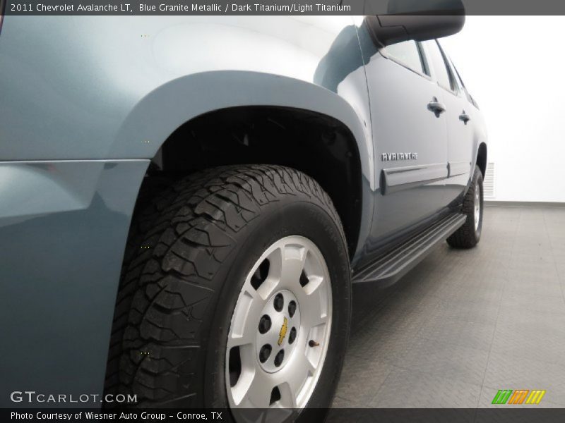 Blue Granite Metallic / Dark Titanium/Light Titanium 2011 Chevrolet Avalanche LT
