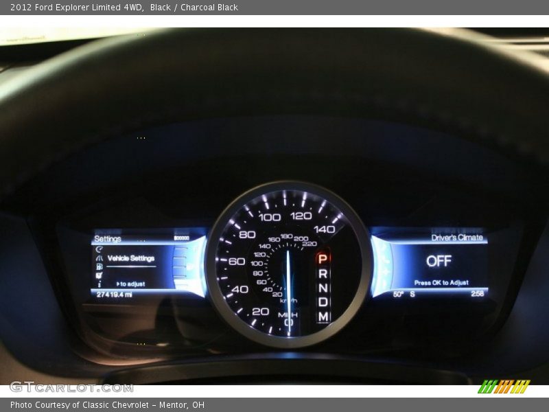 Black / Charcoal Black 2012 Ford Explorer Limited 4WD